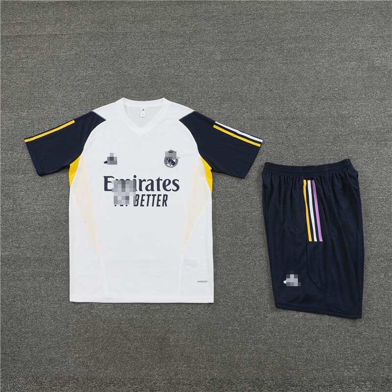 Camiseta de Entrenamiento Real Madrid 2023/2024 Blanco/Azul Marino Kit